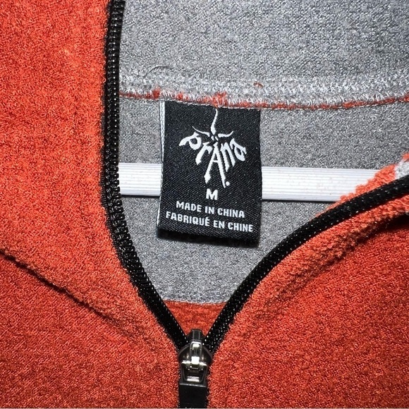 Y2K Vintage PrAna quarter zip knit red pullover jacket gorpcore - Picture 3 of 8
